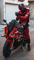 Ride Rich Regency V2 Flow Mesh Armoured GP Softshell Motorcycle Jacket - Red